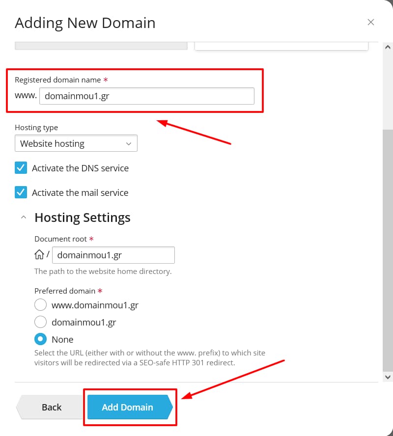 add-new-domain-and-settings
